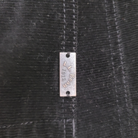 L.l. Bean women's classic black straight leg corduroy pants - Picture 7 of 10